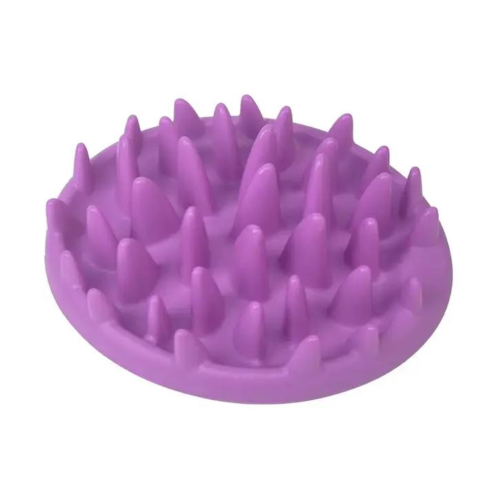 Distributeur de nourriture lente pour chiens forme jungle matériau plastique PP encourage à manger lentement améliore la digestion occasions spéciales à offrir