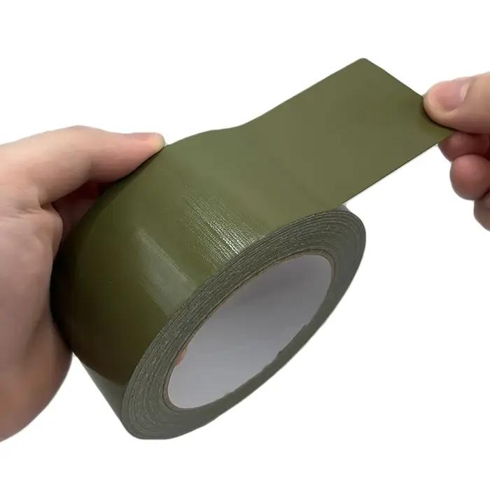 Ruban adhésif tissu tactique vert olive 5cm x 27m - Forte adhésion réparation outdoor bricolage chasse