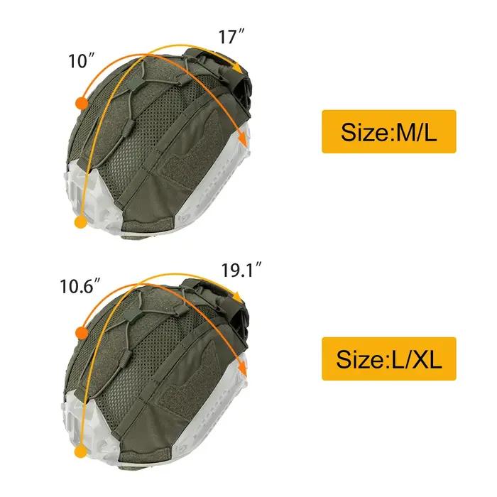 Couvre-casque IDOGEAR chasse maritime avec poche batterie NVG - Accessoire tactique 3812