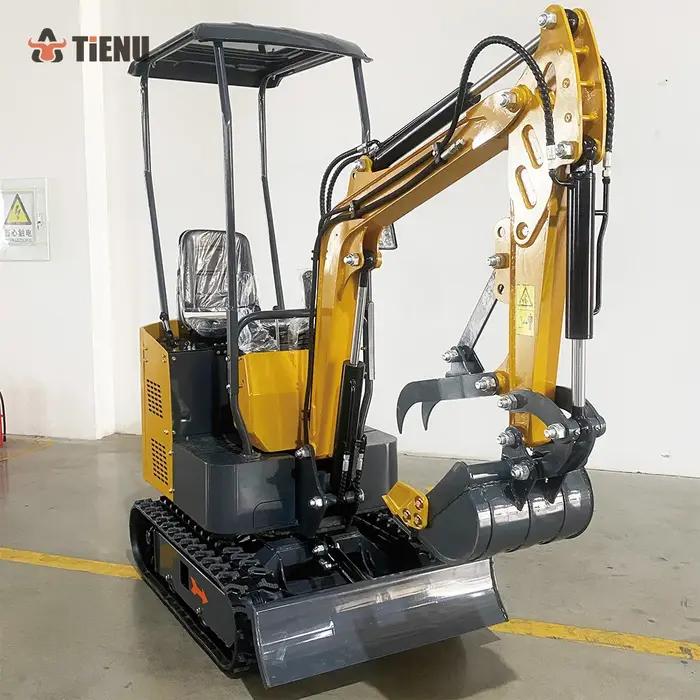 Machines de construction, petite pelle hydraulique, ensacheuse, micro-excavatrices avec climatisation