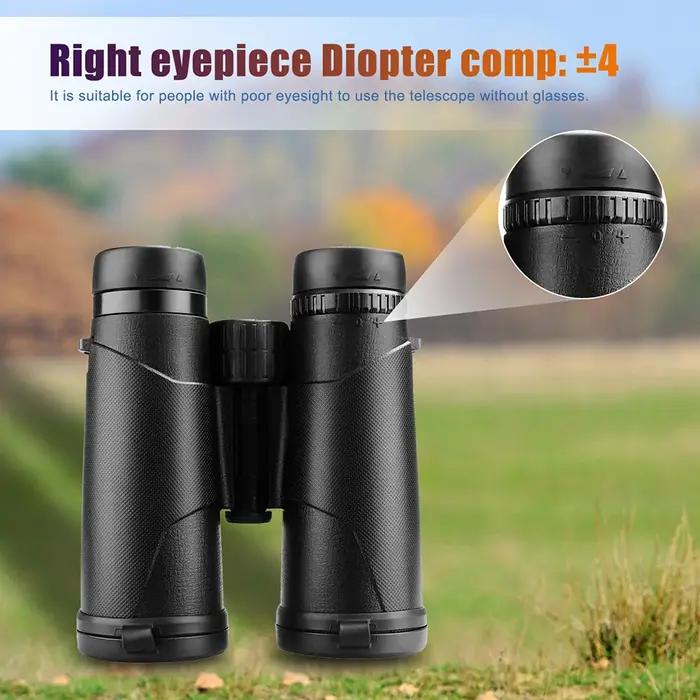 Jumelles SVBONY SA202 10x42 prisme toit professionnelles pour chasse camping survie outdoor