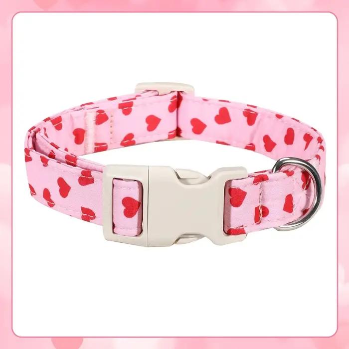 Collier pour chien avec motif cœur anti-perte, réglable et confortable, pour chiens de petite, moyenne et grande taille, accessoires pour animaux de compagnie