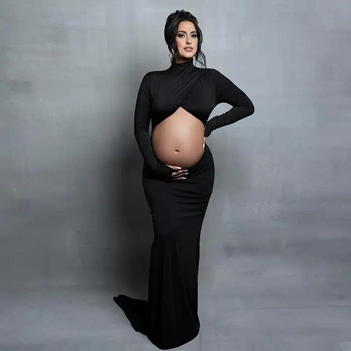 Robe de grossesse, accessoires de photographie