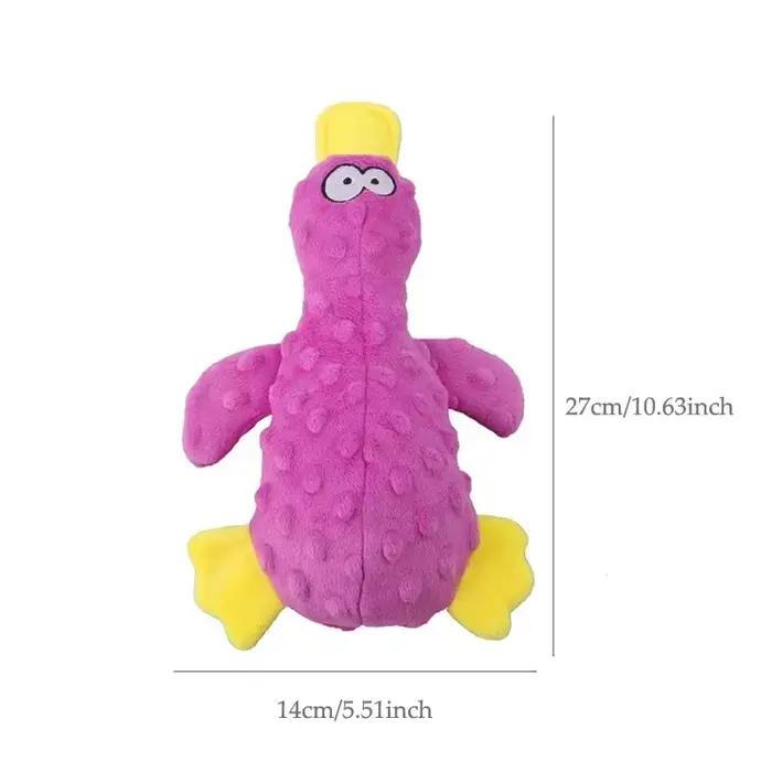 Jouets pour chiens en peluche douce en forme de canard pour petits chiots