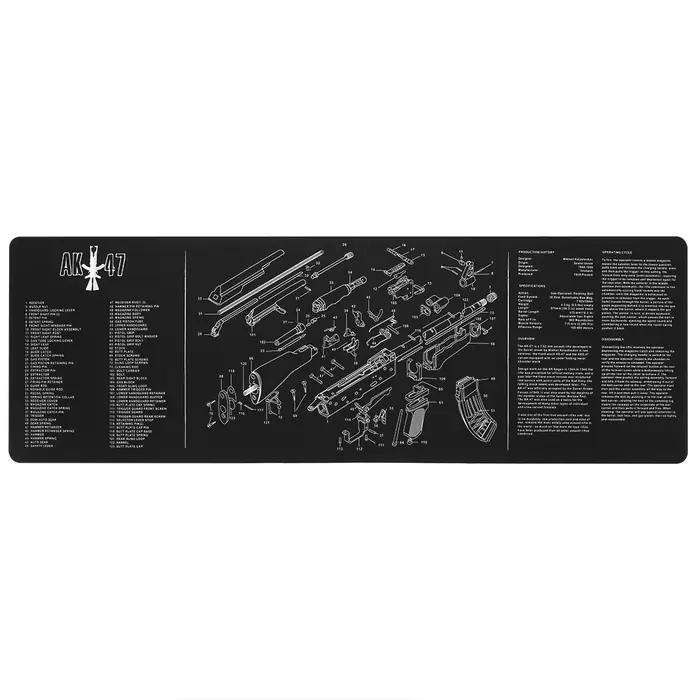 15 AK 47 Remington 870 fusil pistolet smith réparation construire tapis de banc nettoyage en caoutchouc avec pièces