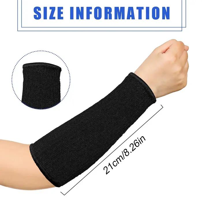 1 Paire de Manchons de Protection Anti-Coupure Niveau 5 pour Bras