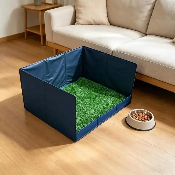 Tapis pipi en herbe lavable pour animaux compagnie