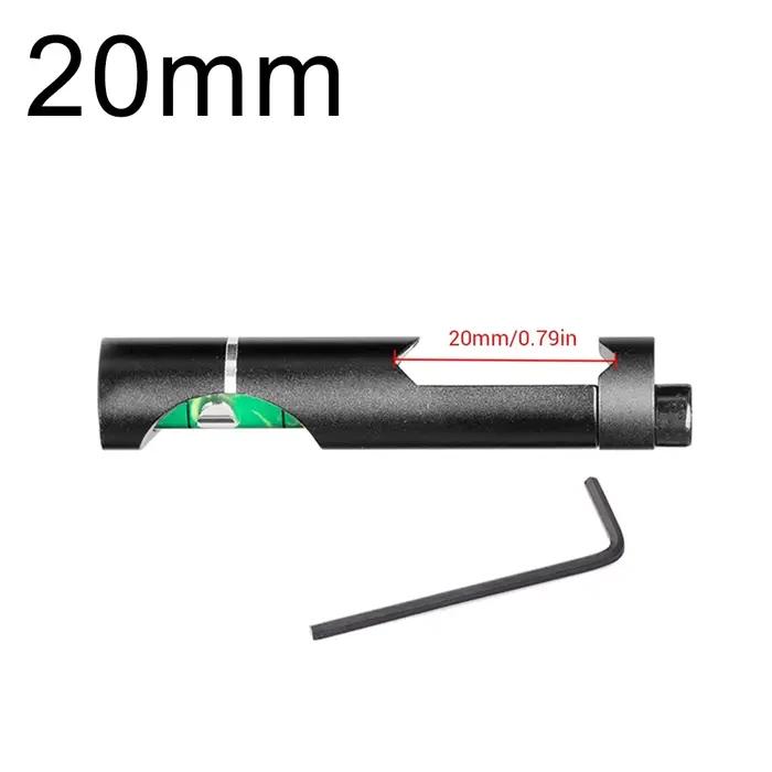 Supports de portée optique de niveau à bulle d'esprit de chasse pour Rail Picatinny 11mm/20mm, Kit d