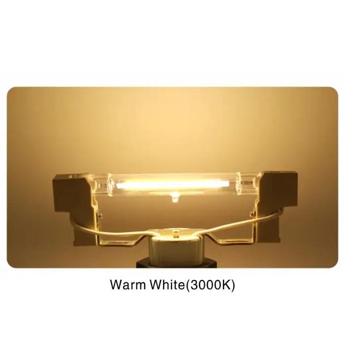 R7S LED 78mm 118mm 5W 10W 20W R7s projecteur AC 220V 110V COB lampe ampoule Tube de verre remplacer 30W 50W 100W