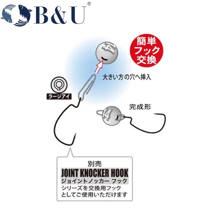 B & U-Poids de pêche Cheburashka, accessoires de pêche, tête de gabarit de balançoire, poids de ball