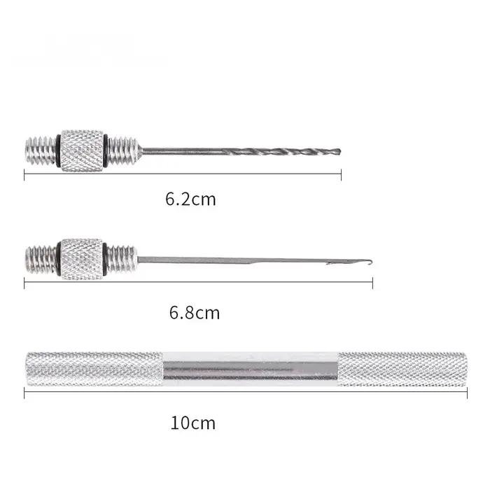 5 en 1 carpe forte gréement de pêche appât aiguille Kit ensemble d'outils appât perceuse Stringer ai