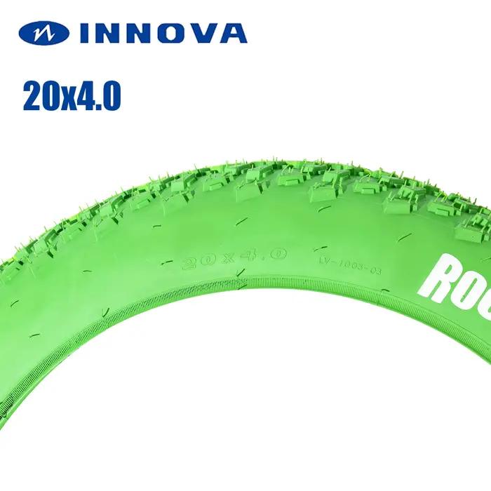 INNOVA-Pneu VTT vert 20x4.0 pour la neige et la plage, gros pneu de ville, accessoire de vélo, 20x4.