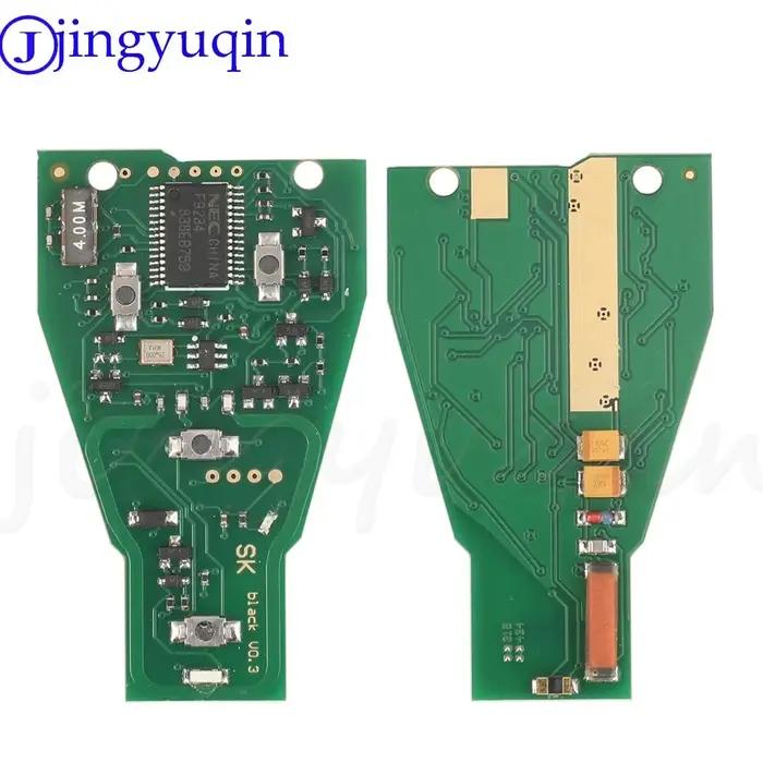 Jingyuqin – clé télécommande NEC 2/3/4 boutons, 315/433MHZ FSK, pour voiture Mercedes Benz B C E ML