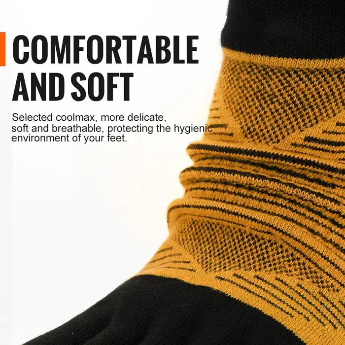 Chaussettes cinq doigts COOLMAX performance sport athlétique évacuation humidité séchage rapide