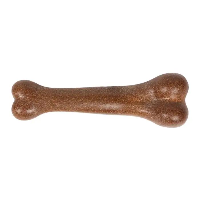 Jouets à mâcher en os de chien presque indestructibles, jouets Anti-morsure naturels Non toxiques po