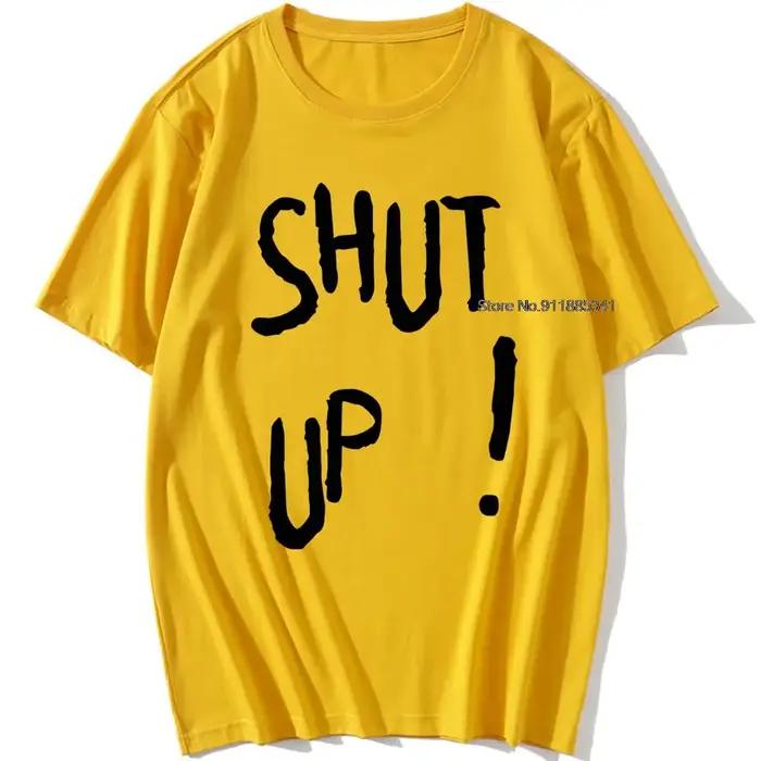Kpop Kim Tae Hyung t-shirt SHUT UP lettre imprimé t-shirt Hip Hop Streetwear k-pop Harajuku Karea mo