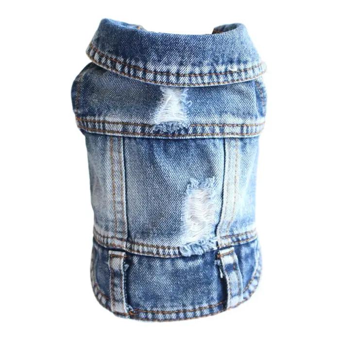 Manteau en denim pour petit chien, veste chic pour chihuahua, yorkshire terrier, shih tzu et autres races de chiens de taille miniature, vêtement pour chien printemps été, manteau pour chiots occasions spéciales