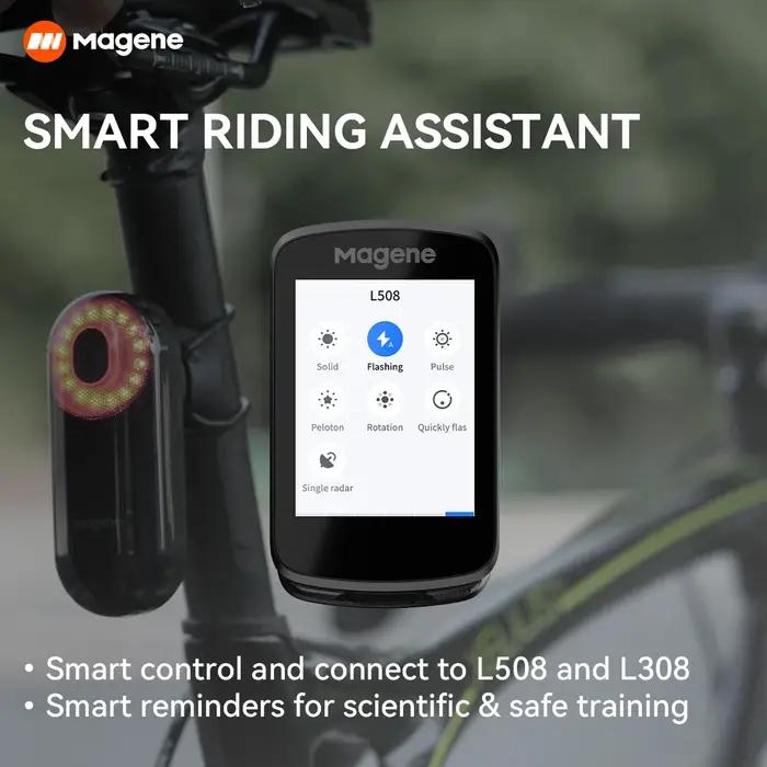 Magene-Ordinateur de vélo GPS Snowboard, navigation WiFi, compteur de vitesse, écran tactile, VTT, r