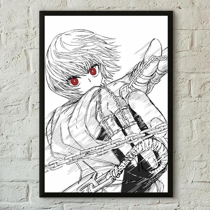 Affiche imprimée Anime Hunter X Hunter, décoration artistique pour la maison, le salon, la chambre à coucher, l'entrée, le Bar, le café