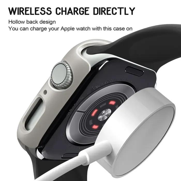 Coque PC mat bumper Apple Watch 10 42-46mm - Protection choc sans protège-écran cover rigide