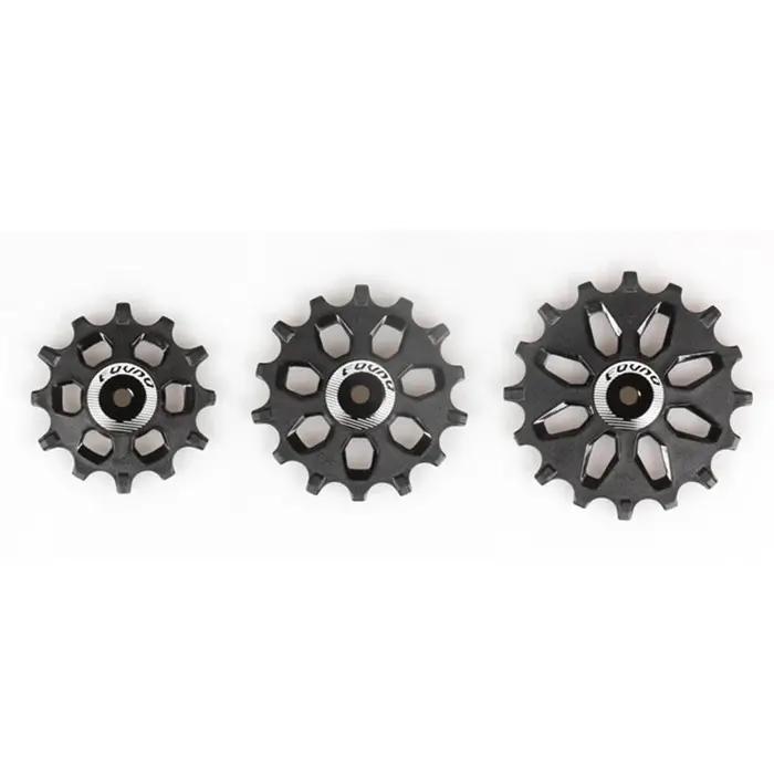 FOVNO 12T 14T 16T jeu de poulies de dérailleur arrière Support de roue de guidage à dents larges et