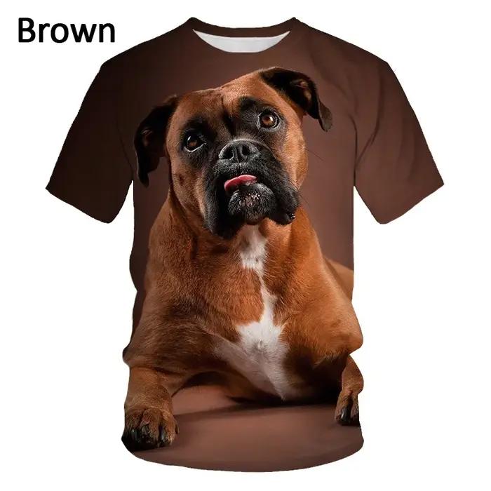T-shirt homme imprimé chien Husky sibérien 3D pour enfants et adultes occassions quotidiennes casual cool harajuku hip hop