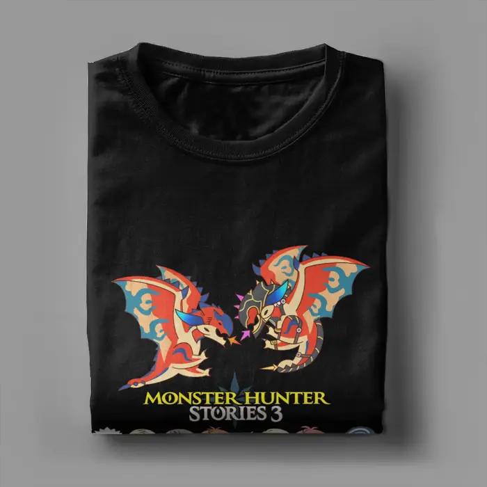 Monster Hunter Stories 3 T-shirt de plage populaire en pur coton à col rond