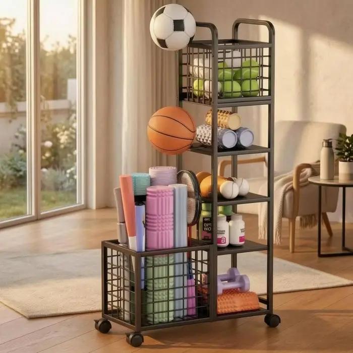 Étagère de rangement pour équipement de sport