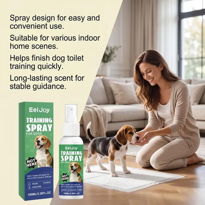 Spray d'orientation parfumée EelJoy pour l'apprentissage de la propreté canine, guide olfactif pour chiots et chiens, spray de marquage de limite, entraînement en plein air, formation de comportement sécuritaire