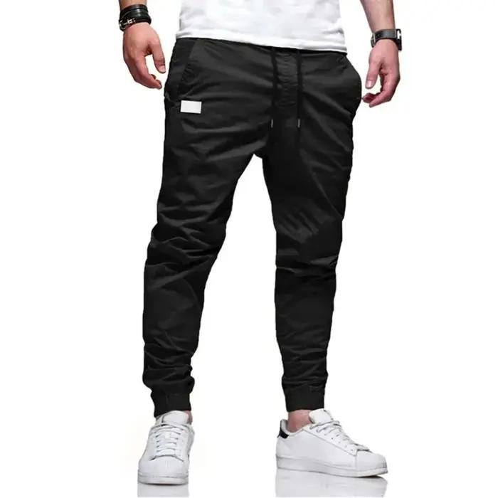 Nouveau printemps automne mince hommes pantalons sport Joggers pantalon