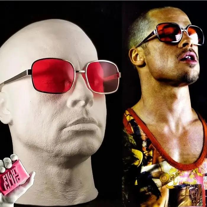 Project Mayhem lunettes de soleil Fight Club Tyler Durden Oliver Peoples 523 Brad Pitt hommes lunett