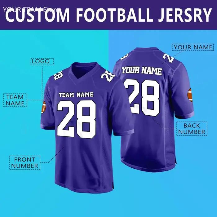 Maillots de Football personnalisés nom de l'équipe numéro maillot de pratique