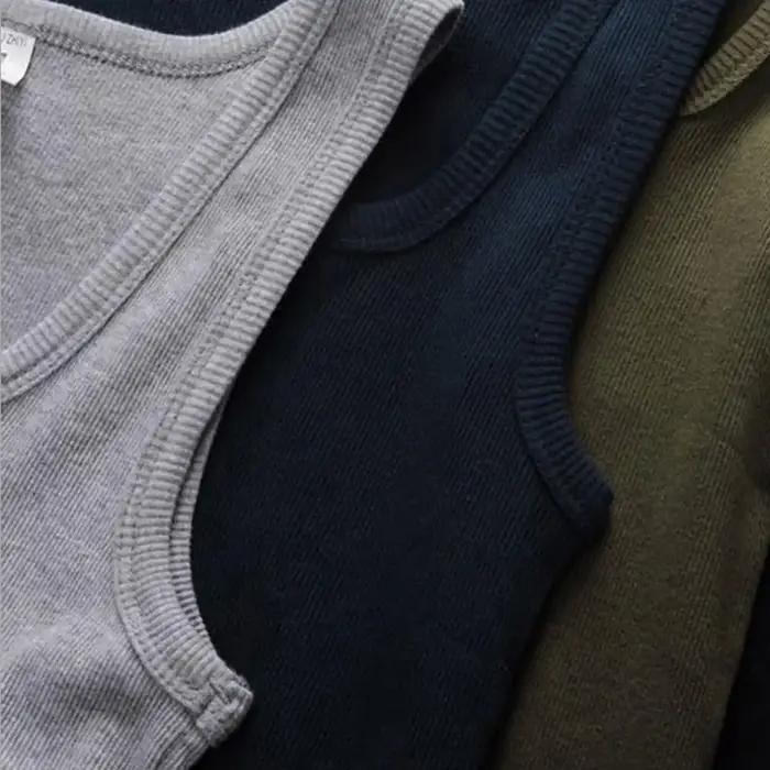 Débardeur en coton pour hommes et femmes