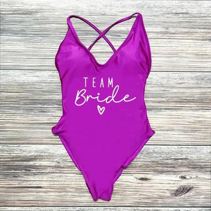 Maillot de bain une pièce tricoté YEAE pour femmes, sexy et rembourré, idéal pour les mariées et les soirées estivales