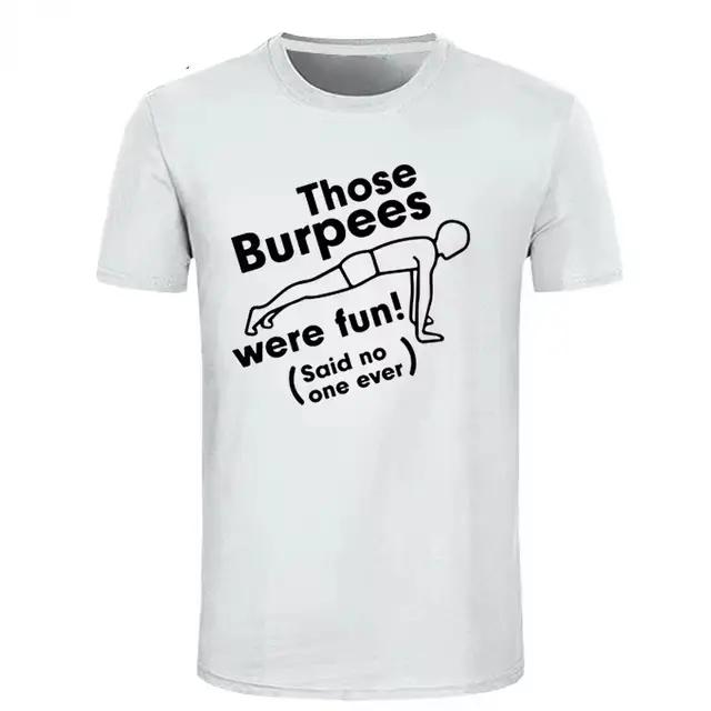 T-shirt Crossfit Burpee King en coton pour hommes et femmes, Streetwear d'été