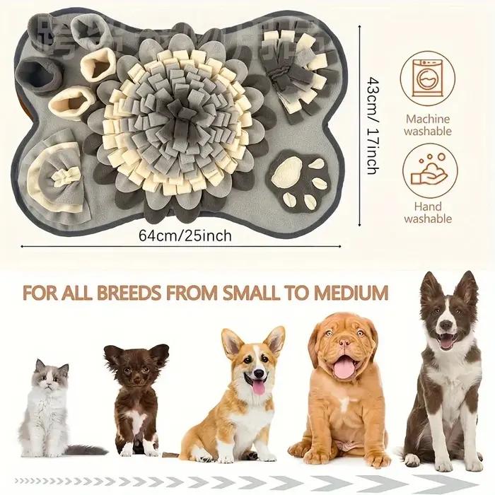 Tapis de reniflage pour animaux de compagnie pour chiens