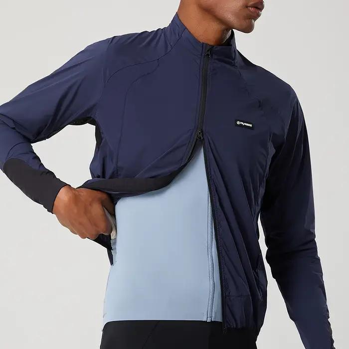 YKYWBIKE – veste coupe-vent de cyclisme pour hommes, maillot coupe-vent à manches longues, respirant