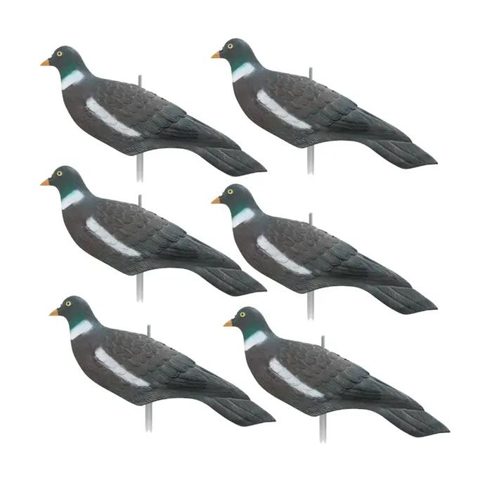 Leurres pigeon 3D réalistes peints à main pour entraînement tir colombe