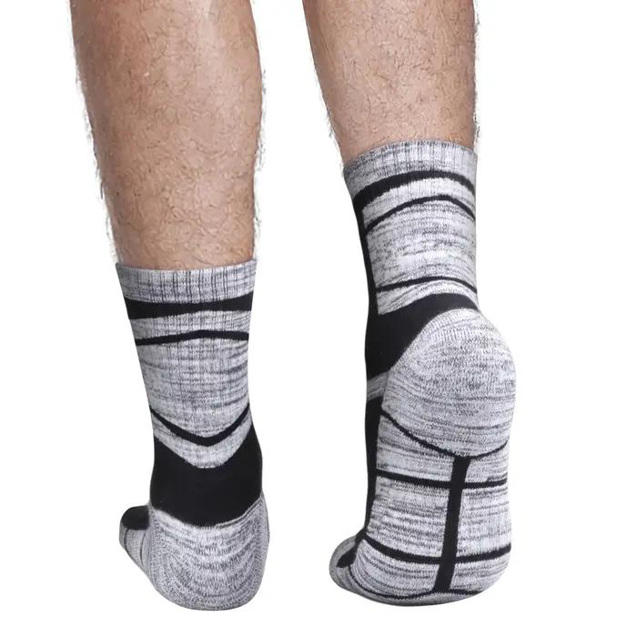 Chaussettes de chasse YUEDGE homme - 5 paires coton respirant pour randonnée et travail