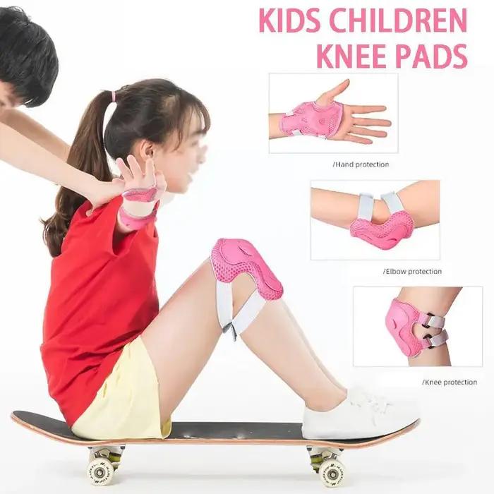 Genouillères de protection pour enfants, pour vélo, skateboard, patinage, cyclisme, coude, scooter,