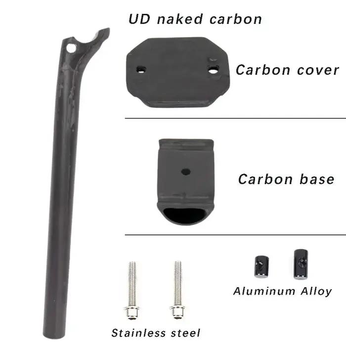 Elitaone-Tige de dégager de vélo de route en carbone nu UD, 20mm, VTT, 27.2mm, 30.9mm, 31.6mm