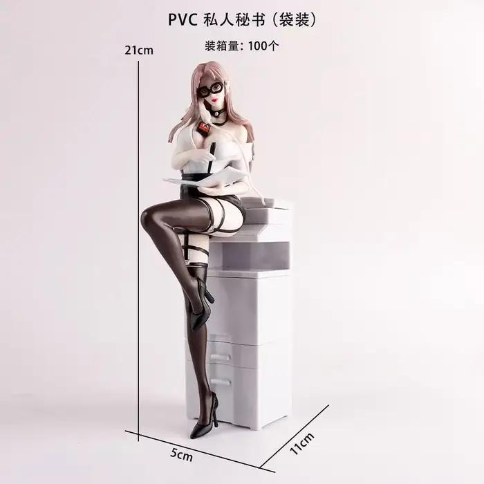2026 Figurine de femme élégante, Modèle de collection Anime de secrétaire de bureau, Décoration de bureau, Cadeau, Jouet