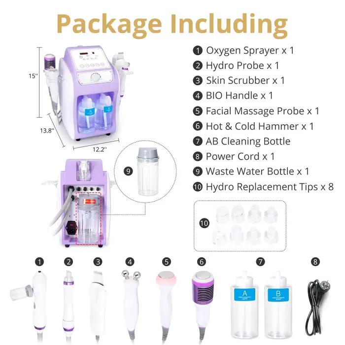 DermDelhi-Machine Hydro-Eau à Oxygène Professionnelle pour Soins de la Peau