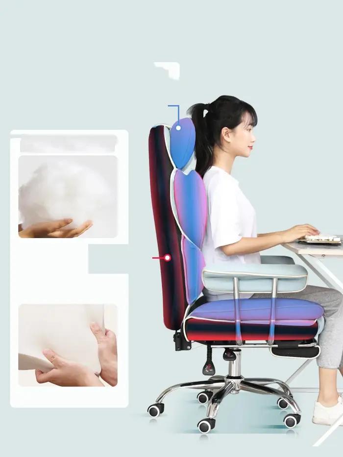 Chaise de Jeu Ergonomique Confortable, Canapé d'Ordinateur, pour Joueur en Direct, Bureau, Nouvelle