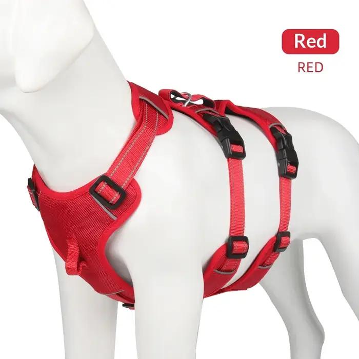Harnais Anti-Evasion Pour Chien En Tissu Oxford Couleurs Et Tailles Variées Pour Chiens De Toutes Les Tailles Occasions Spéciales