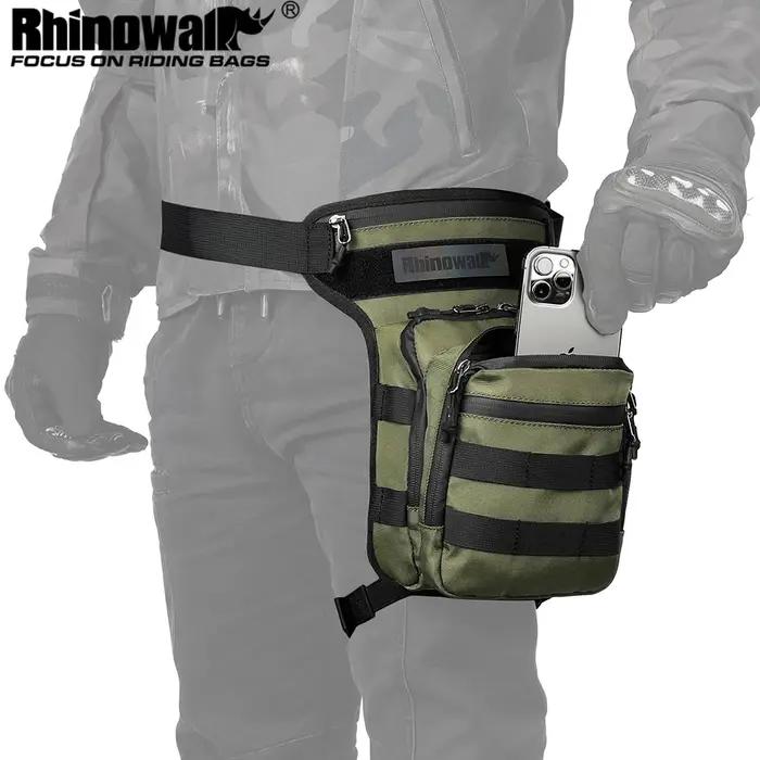 Rhinowalk – sac de taille pour moto, sac de jambe de 3l, sac de hanche, banane, sac à bandoulière po