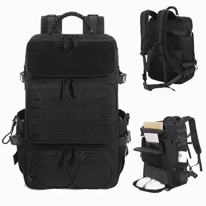 Sac polochon unisexe avec compartiment à chaussures et système de transport confortable pour homme et femme grandes capacités polyesters polyester occasionnels et voyages