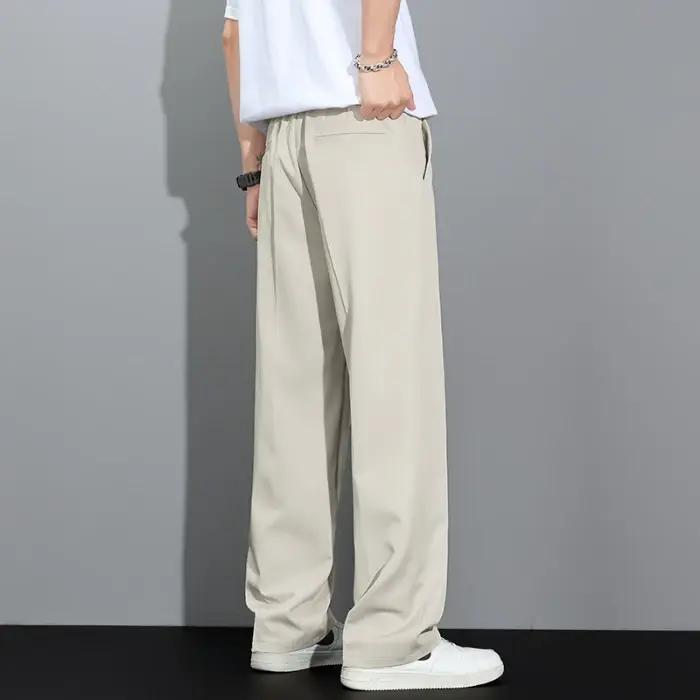 Pantalon décontracté ample et fluide pour homme
