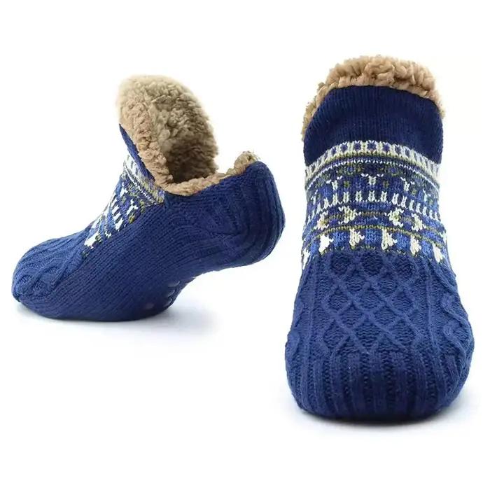 Chaussettes chaudes d'hiver épaisses unisexes pour chasse - Confort anti-dérapant pour intérieur et extérieur