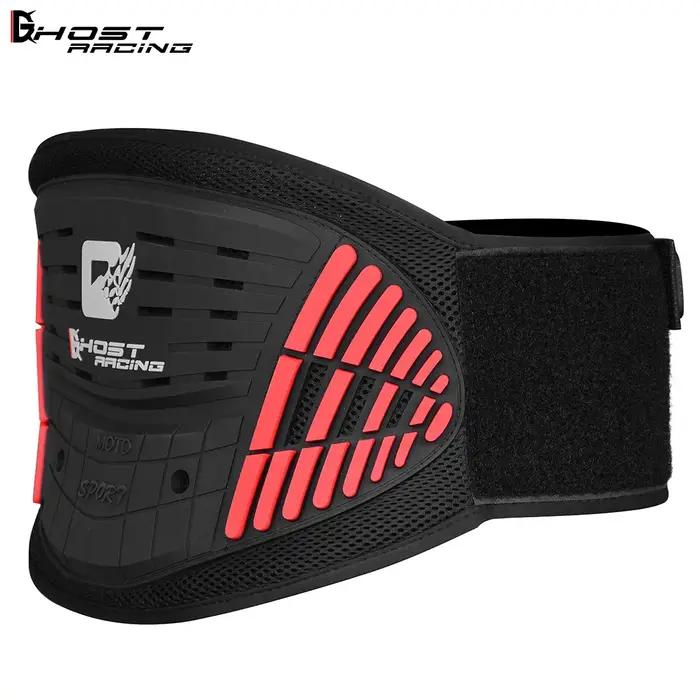 Ceinture de protection des reins GHOST RACING en polyester et élasthané pour hommes et femmes, protection de la taille, sports de plein air et motocyclisme